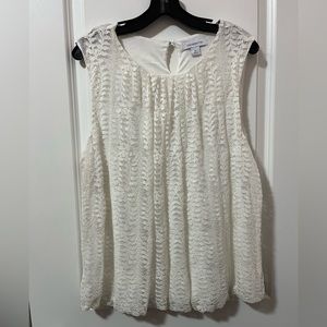 White lace top